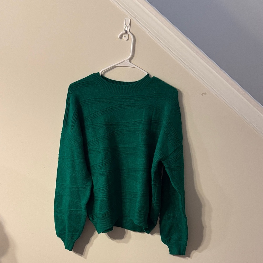 Green Knit Sweater